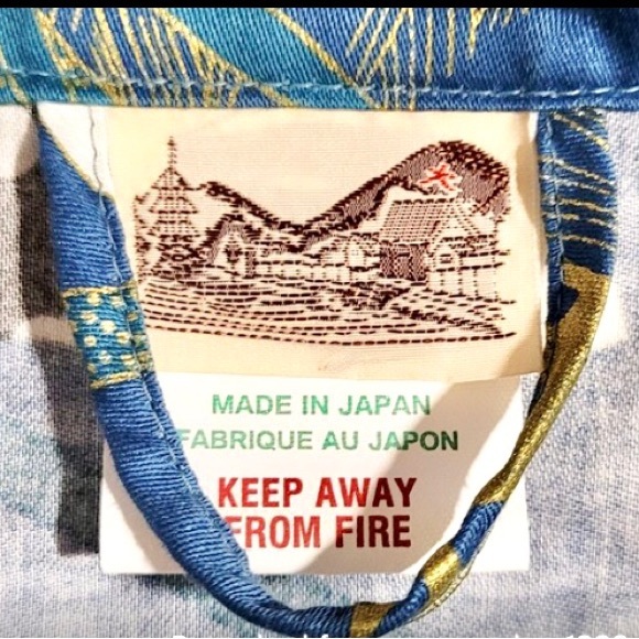 Authentic Japanese made 100% cotton Men's /women’s Yukata (similar to a kimono). - Picture 6 of 9